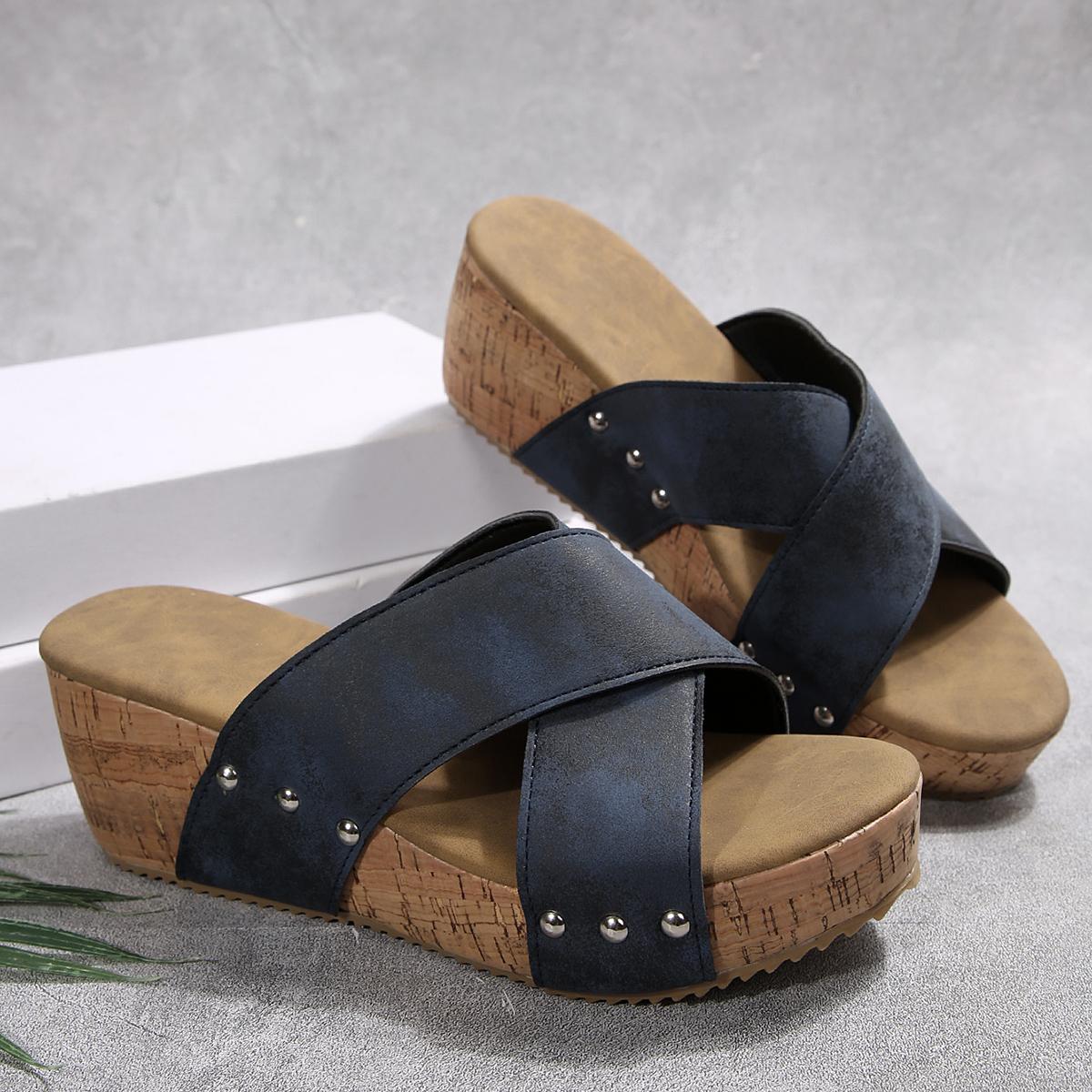 

Women s Sandals Peep Toe Heels Sandals for Summer Shoes Women High Heeled Slippers Platform Sandals Summer Footwear Heels Shoes 43 темно-синього кольору