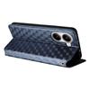 For Xiaomi Poco X7 Pro 5G/Redmi Turbo 4 5G Wallet Case Rhombus Imprinted Leather Phone Cover