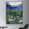 1 Stück Van Gogh Meisterwerk Poster Selbstklebend Kunst Wasserdicht Papier Aufkleber Kaffeehaus Bar Raum Wanddekor