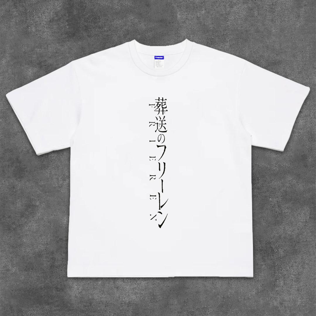 

A Shortsleeved Tshirt for A Female Cosplay of The Anime Freyrian That Was Ruined Loose Clothes with Halfsleeved Sleeves XL