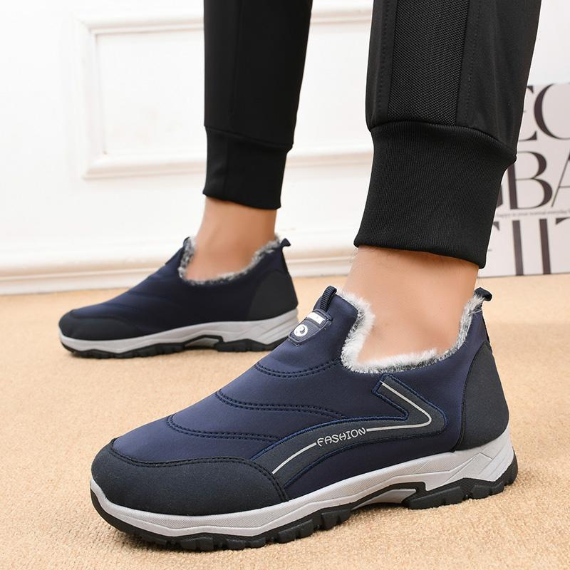 

Ботинки Мужские Снежные Уличные Мужские Меховые Ботинки Мужские Зимние Ботинки Походные Ботильоны Водонепроницаемые Мужские Ботинки Рабочая Обувь Обувь 44 синий