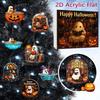1 Set Halloween Ghost Countdown Calendar 24 Days Spooky Reading Bubble Bath Ghost Ornament Advent Calendar Holiday Bookworms Gift