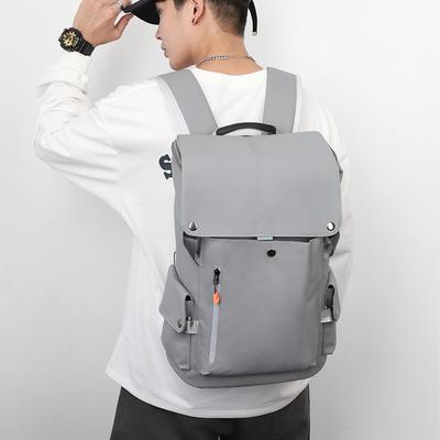 Double Backpack Fashion Backpack Men'S Business Men'S Computer Bag Large Capacity Junior High School Student College Book