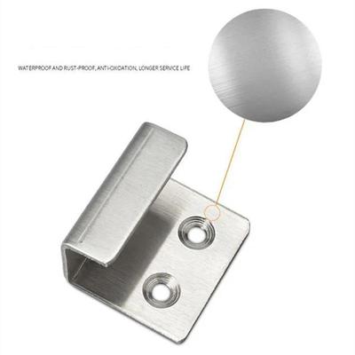 Hot Sale Practical 5Pcs Stainless Steel Wall Tile Bracket Billboard Picture Frame Display Hook Hanger Brackets