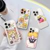 Anime Cute S-Sailor Moon-S Phone Case Soft Transparent Case For IPhone 17 16 15 14 13 12 11 Pro Max Mini Plus Cover Case