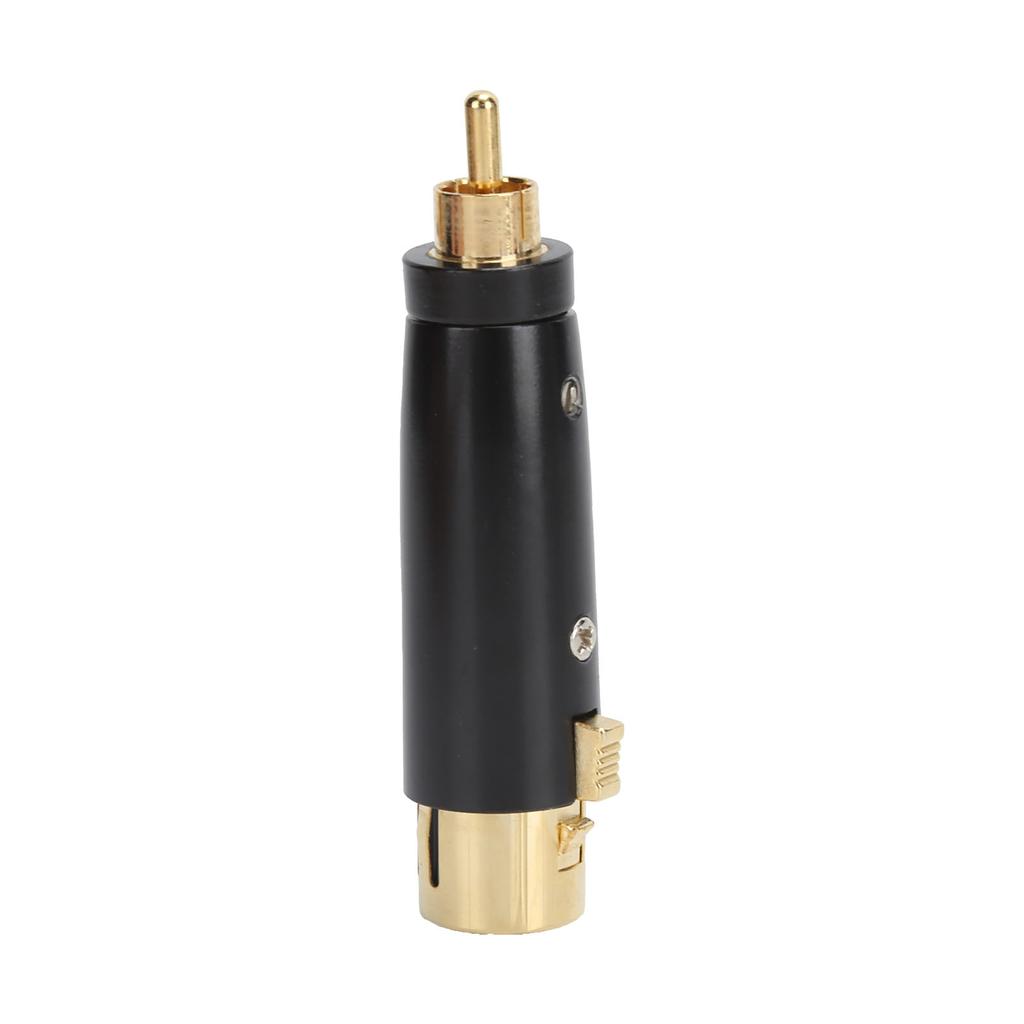 LZ1171G RCA Male to XLR Female Adapter Gold Plated Audio Connector for Mixer Microphone