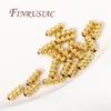 14K/18K Gold Plated Metal Separators Beads For Bracelets,Irregular Spacer Beads For Jewelry Making Supplies DIY Accessories