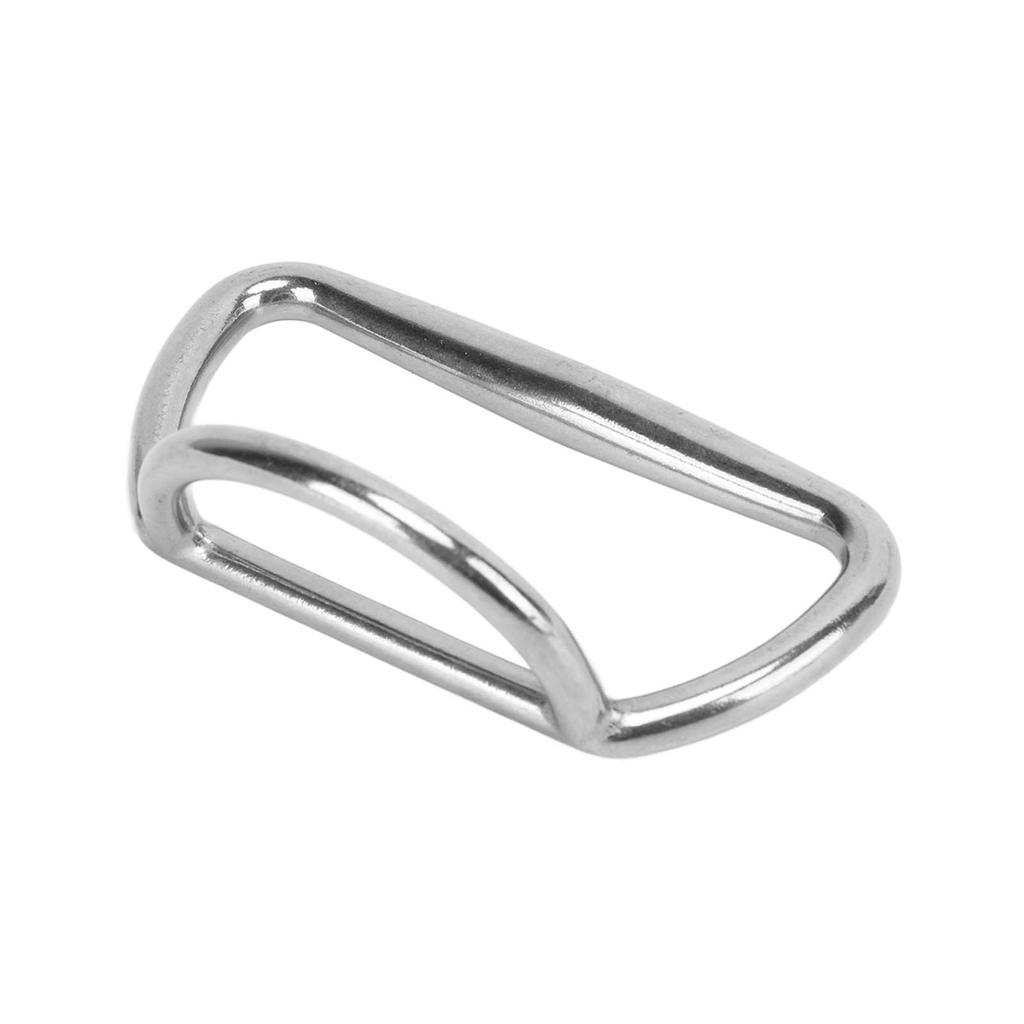 Stainless Steel D Traction Ring Towing Ring Handle 90MM High Polished for Marine Accessories
