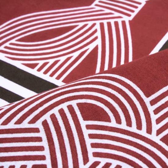 Someno Anbo Hand Towel Heart Authentic Dyed Cotton Tokuoka Made In Japan 35cm X 100cm "Mizuhiki Akane" 100%