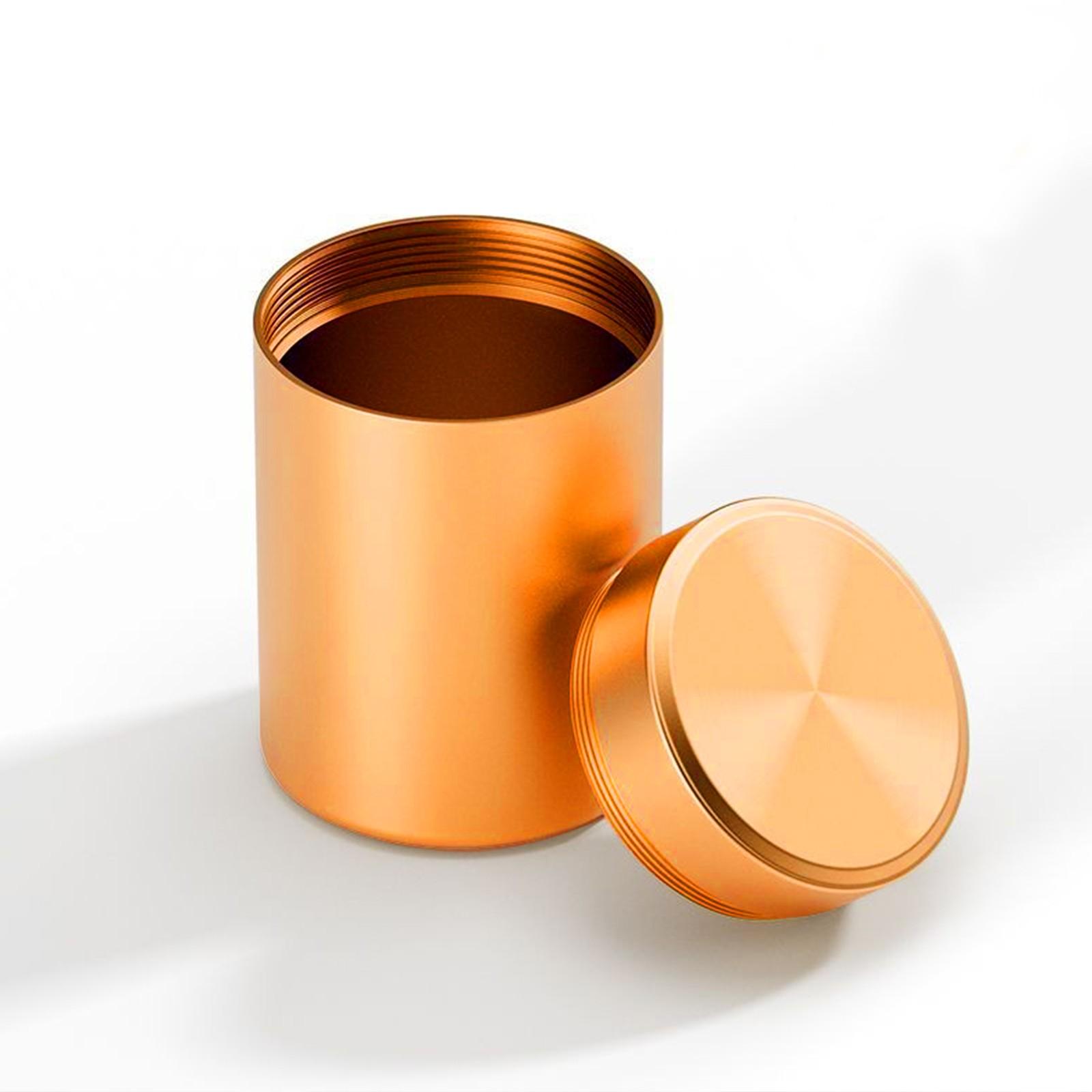 Чайная банка из титанового алюминиевого сплава, портативная герметичная банка