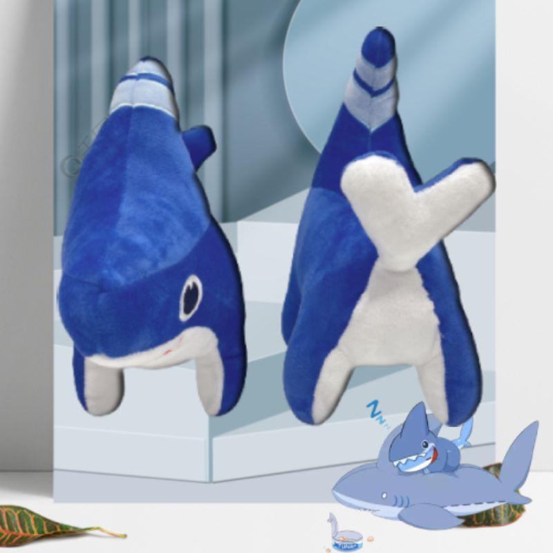 Adorable Stuffed Shark Dog Toy Soft And Cuddly For Children