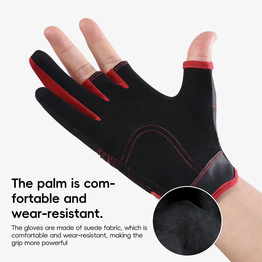 1Pair Half Finger Outdoor Professional Fishing Bicycle Fitness Leisure Sports Gloves Anti Slip Wear Resistant Fishing Gloves