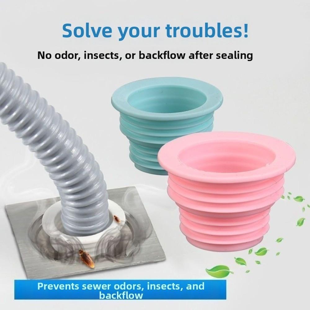 Rubber Material Leak-proof Sealing Gasket Rubber Pipe Hose Seal  Floor Drain Seal