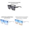 Unisex Retro Square Frame Sunglasses With Uv400 Protection For Outdoor Travel And Fashion Use