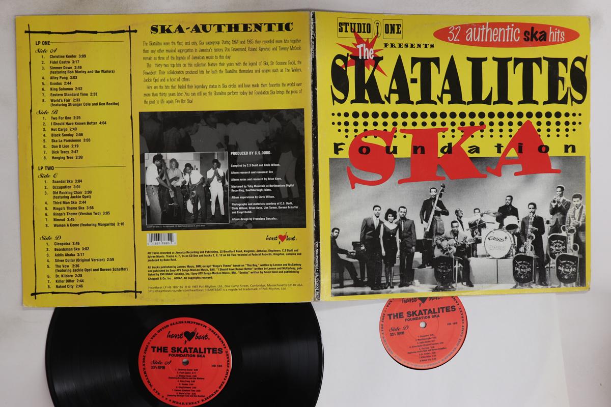 

LP Record SKATALITES - Foundation Ska HB185 Heartbeat Recor 1997 US Reggae, Ska & Dub Used