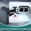 1Pcs Newhandle Ring Heart Train Bus Hand Strap Styling Drift Charm Car Warning Tow Strap Hook Sticker