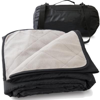 Suprimentos para Exterior Shaker Manta de Camping de Poliéster Impermeável Espessa Portátil Tapete de Piquenique À Prova de Umidade Lavável à Máquina Preto