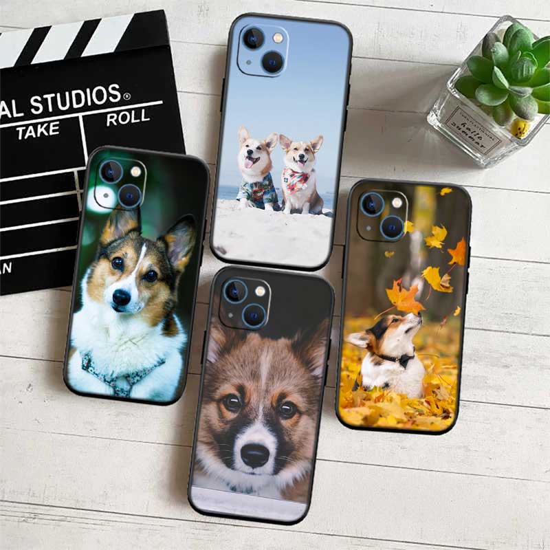 UP23 Cute Corgi dog Phone Case for Samsung Galaxy A11 A12 A13 A15 A52S A53 A55 A56 A70 A71 A72 A73 F06 F16 F56 S10 Plus S10e