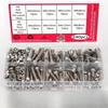 Kit da 240 Pezzi di Dadi e Bulloni Esagonali - M2 M3 M4 M5 - Include Rondelle Piane