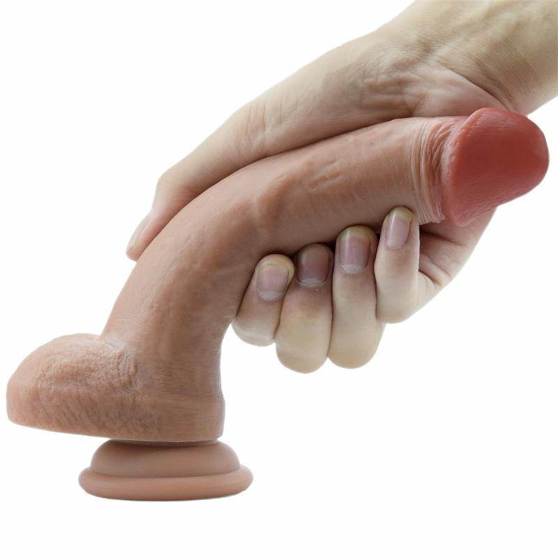 Dildo Woman Super Soft Super Large Manual Silicone Sucker Simulation Penis Fake Chicken Props Super Soft for Women