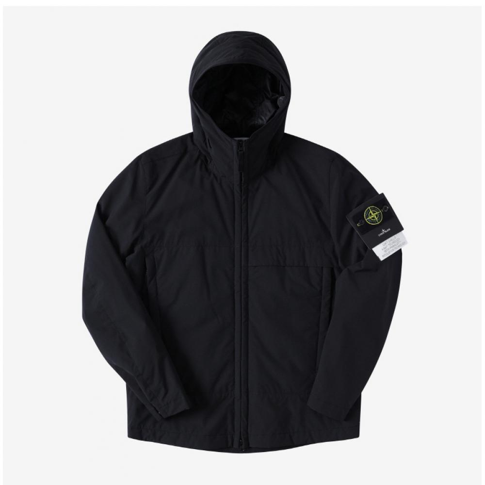 Stone Island 40527 V0029 771540527 Softshell Primaloft Waffen Logo Aufnäher Herren Jacke