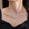 Shijia Pearl Silver Clavicle Necklace for Women - High-End 2025 Luxury Socialite Style