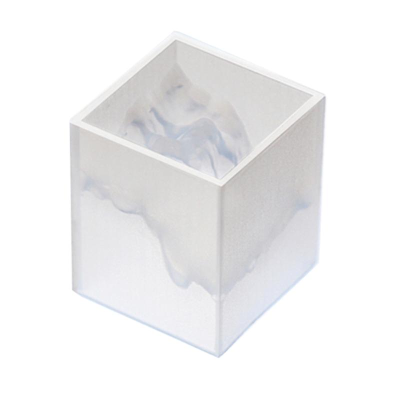 Micro Mountain Landscape Simulation Resin Mold 3D Mountain for Peak Mould Decorative DIY Snow Mountain Mold for Jewelry 1 белый