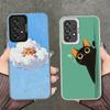 Cat Cute Kitten Cartoon Shockproof Phone Case for Samsung A17 A16 A15 A14 A37 A57 A36 A56 A26 A35 A55 A25 A34 A54 A24 A13 A23 A3