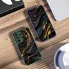 Dark Gilded Black For Samsung Galaxy S10 4G S20 11E 30 S21 21Fe 22 S24 Pro S23 Ultra 5G S8 S9 Tempered Glass Phone Case