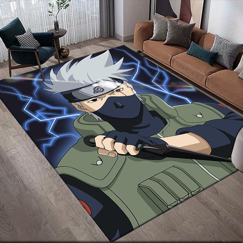 

Naruto Hatake Kakashi Square Area Rug, Non-Slip Floor Mat for Bedroom, Perfect Gift for Kakashi Fans.chl 60x90cm