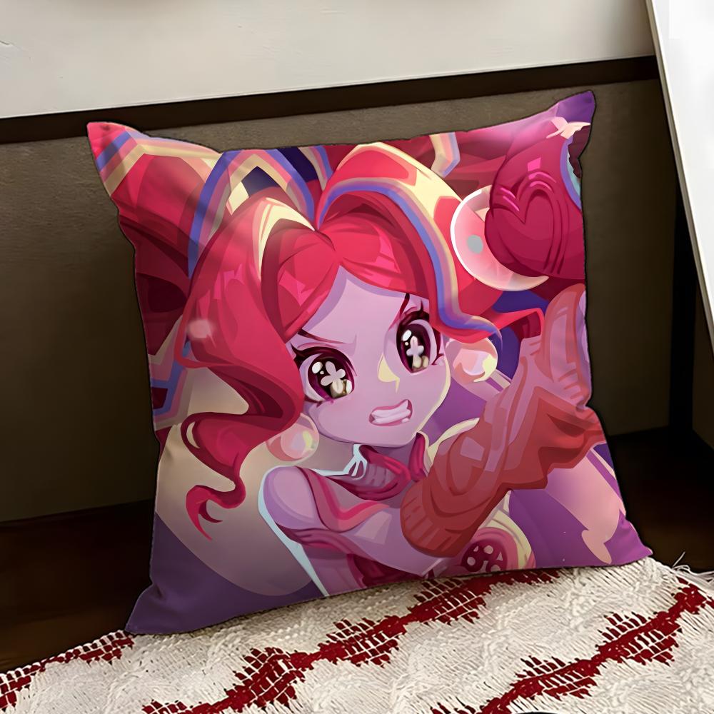 Game DDislyte Cushion Cover Reversible Soft Durable Pillow Cover Home Car MultiScene Use for Daily Comfort