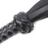 Adult Leather Flirting and Domination Whip - Cowhide and Horsewhip Restraint Toy