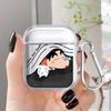 Case For Airpods 1 2 4 Pro Pro3 3 Pro2 Clear Earphone Cases Cover Cute Crayons Shinchan