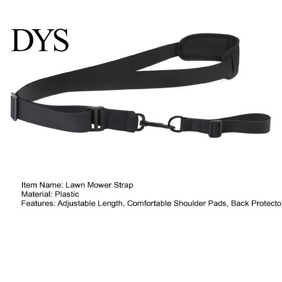 Ergonomic Lawn Mower Sling Weed Eater Strap Shoulder Pads Upgraded Stainless Steel Clip with Adjustable Harness Back Protector for
