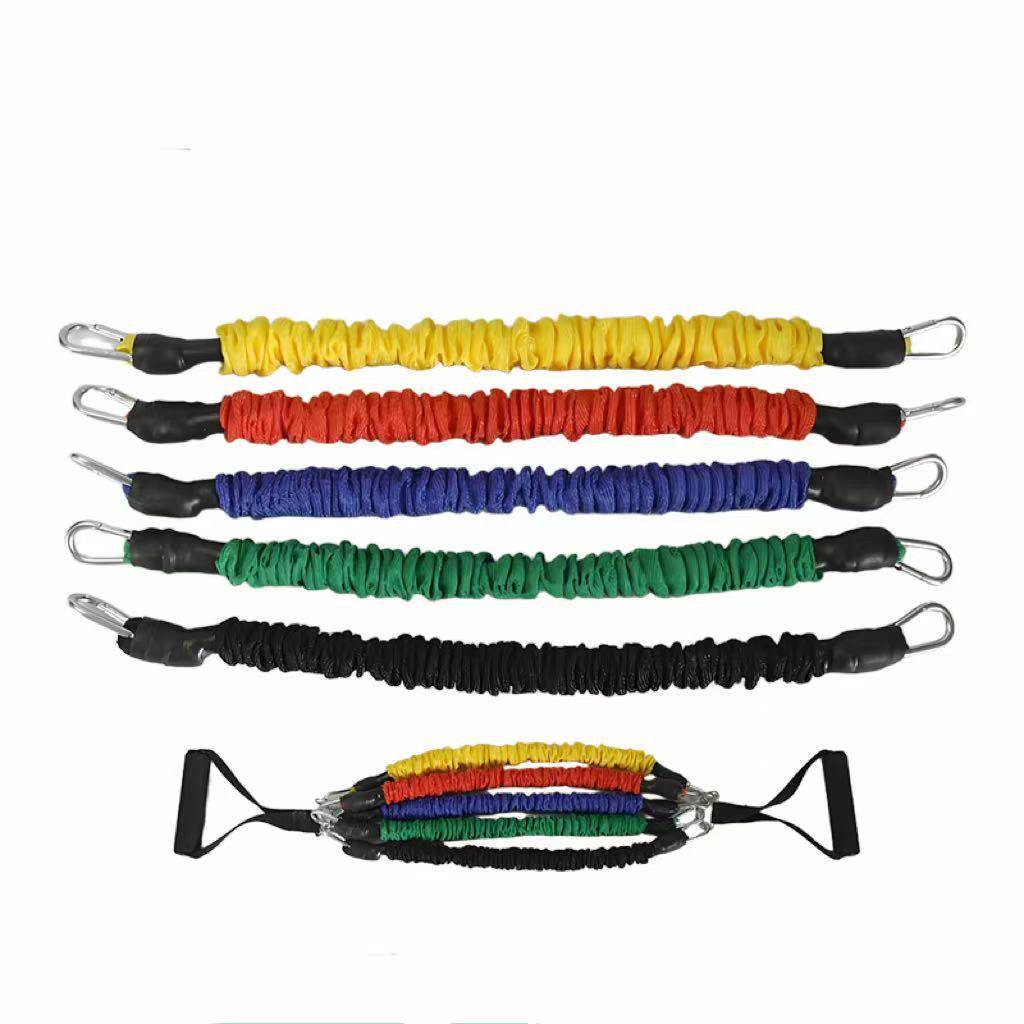 Wielofunkcyjna taśma oporowa TPE: Sprzęt fitness do treningu i ciągnięcia na linie elastycznej.