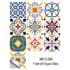 10pcs Mosaic Crystal Hard Film Tiles Sticker Kitchen Wardrobe Home Decor Oil-proof Peel and Stick Waterproof Wall Decals