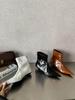 fashion Winter Women Ankle Boots Pointed Toe Black White Brown Thin Low Heels Back Zipper Winter Autumn Short Boots Woman Size 35-40