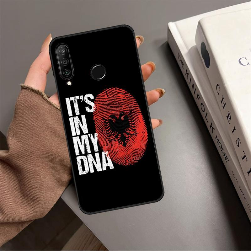 Albania Passport For Huawei Nova 10 9 SE Y91 Y61 Y90 Y70 Y60 Y72 12s 12i 11i 7i 8i P60 Pro P30 P40 Lite Case