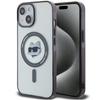 Etui Do iPhone 15 Karl Lagerfeld Choupette's Head MagSafe Przezroczyste