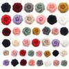 4-7cm Wool Fabric Rose Camellia Flowers for DIY Jewelry & Hair Accessories