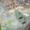 4 in 1 Survival Whistle Compass Outdoor Whistle Portable Keychain Emergency Whistle  Fishing Hiking