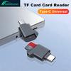 USB Type C 2.0 Mini TF Kaartlezer Ondersteuning 2TB capaciteit Hoge Snelheid Overdracht Universeel voor Type C Apparaten Telefoon Laptop