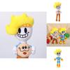Peluche Supereroe Bryson And Ham Giocattolo di Peluche con Opzioni di Colore Marrone e Blu