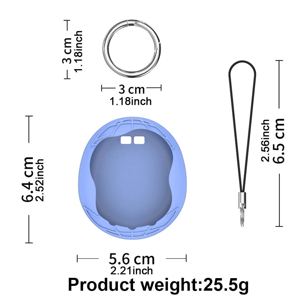 Capa Protetora de Silicone Fofa para Máquina de Bichinho Virtual Tamagotchi Uni 2025 com Cordão de Dedo Capa Macia Anti-Arranhões