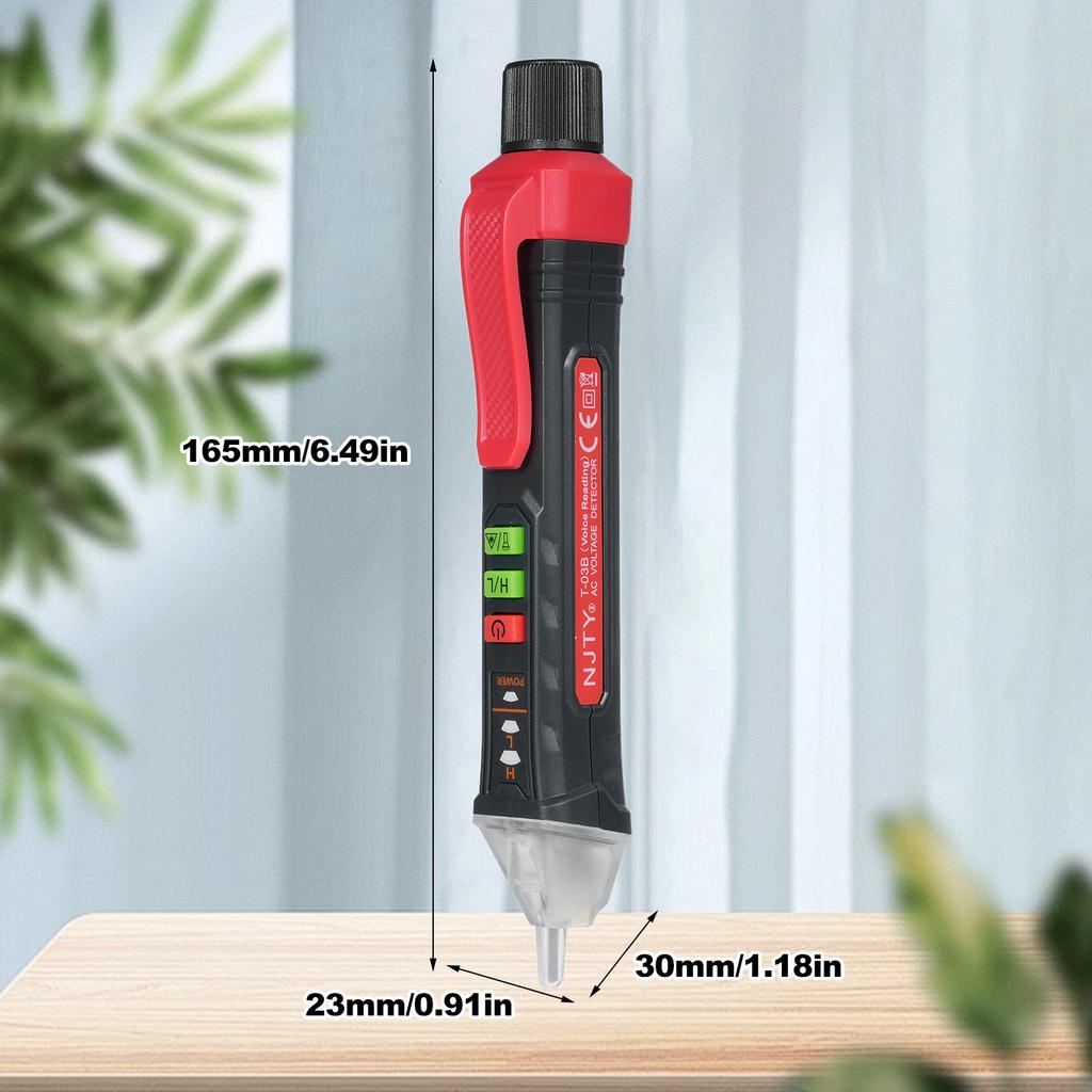 NJTY Voice Broadcast Voltage Tester Non Contact Voltage Tester 12V1000V48V1000V Dual Range