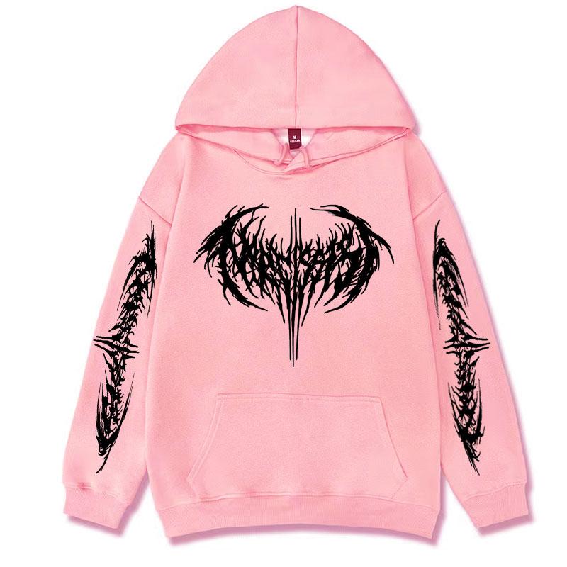 Rapper Narcissist Opium Carti Ken Carson Logo Grafická Mikina s Kapucí Pánská Dámská Harajuku Hip Hop Mikiny Módní Oversized Mikina Y2k