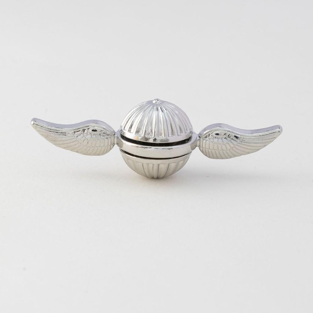 

Поттер Золотой Снитч Ручной Спиннер Металлический Антистресс Игрушка СДВГ Аутизм белый