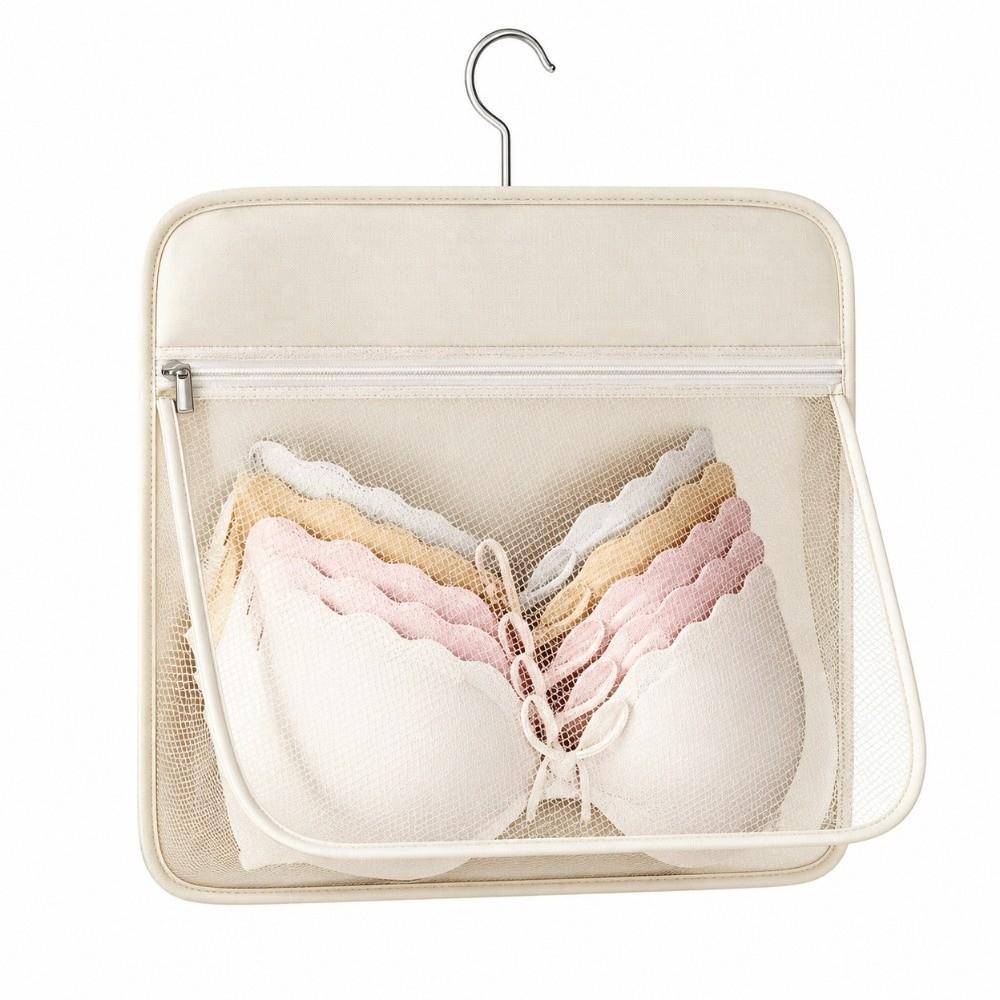 Breathable Hanging Closet Organizer Large Capacity Mesh Storage Bag  Student Dormitories