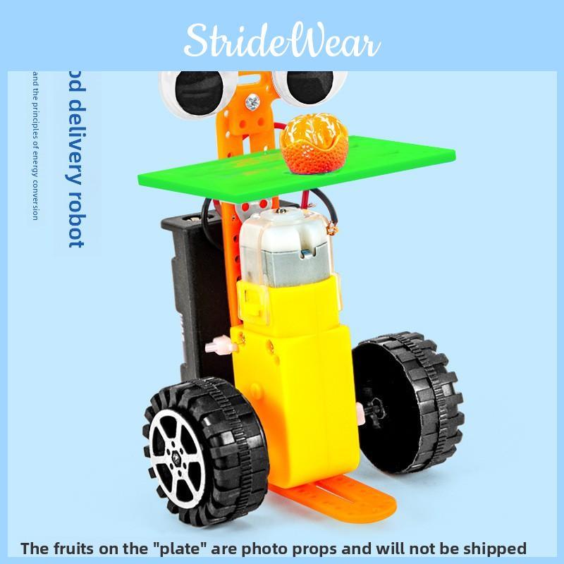 Science Experiment Diy Delivery Robot Kit With Electric Components For Childrens Stem Learning