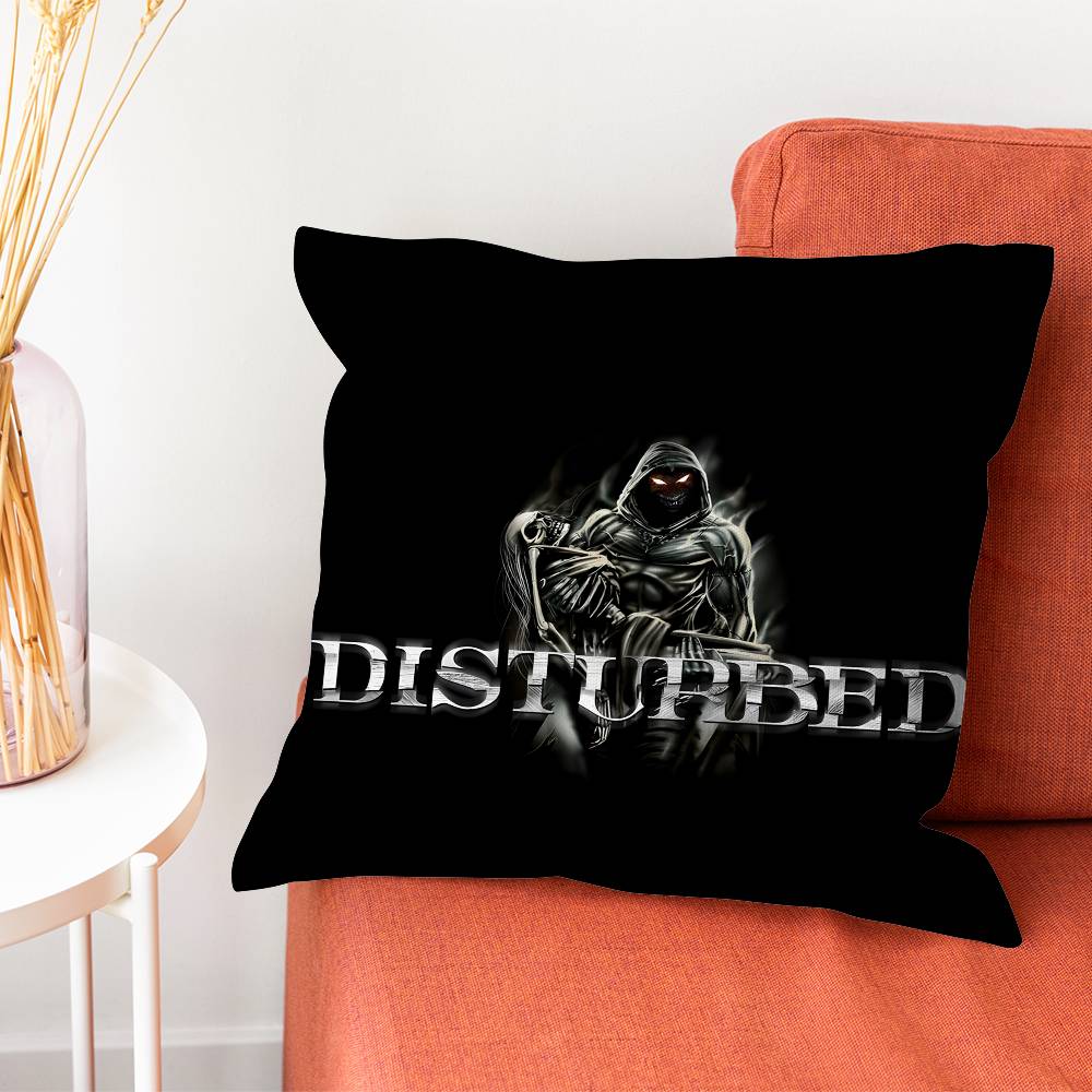 DDisturbed Band Ten Thousand Fists Pillowcase for Sofa Cover Decoration Home Decor Items Luxury Pillow Covers Cushion Cushions